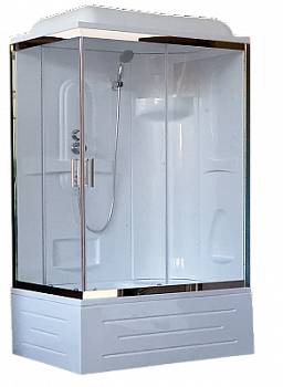 Душевая кабина Royal Bath RB 8120BP1-T-CH (прозрачное) R