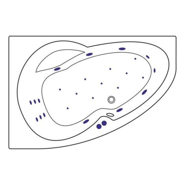 Акриловая ванна Excellent Newa L Ultra 160x95 WAEX.NEL16.ULTRA