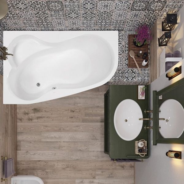Акриловая ванна Vagnerplast MELITE 160x105 Left Акриловая ванна Vagnerplast MELITE 160x105 Left