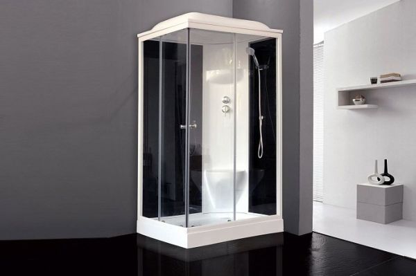 Душевая кабина Royal Bath 8120HP6-BT черное/прозрачное правая