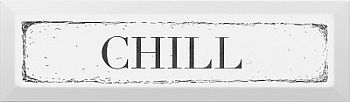 Декор Chill чёрный 8,5х28,5 Декор Chill чёрный 8,5х28,5