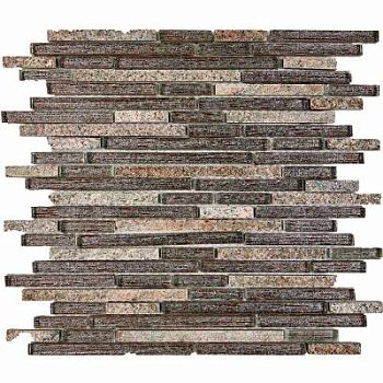 PIX726 из мрамора и стекла, чипы 10x48/98/148 мм, сетка 286х300x8 мм