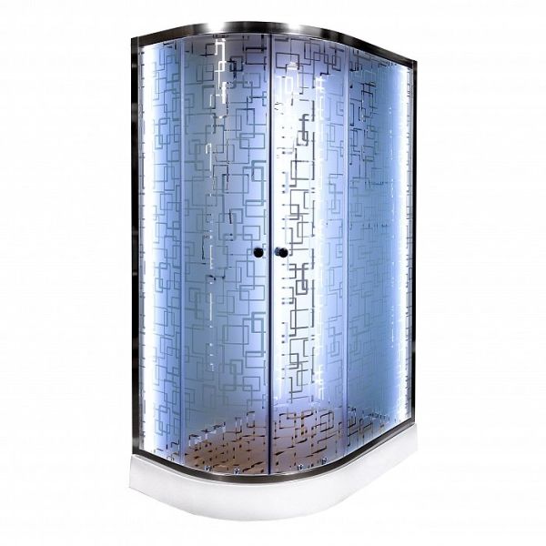 Душевая кабина Deto ЕМ1511 R N LED