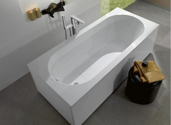 Квариловая ванна Villeroy & Boch Oberon 180x80 см UBQ180OBE2V-01