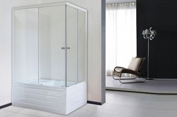 Душевой уголок Royal Bath 8120BP-T прозрачное левый