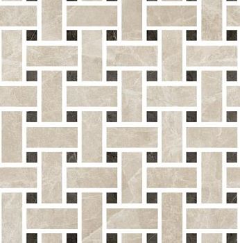 Oxford Greige Mosaico Intreccio 30x30