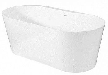 Ванна из искусственного мрамора Roca Raina 159x79 см 248466000 Stonex белая