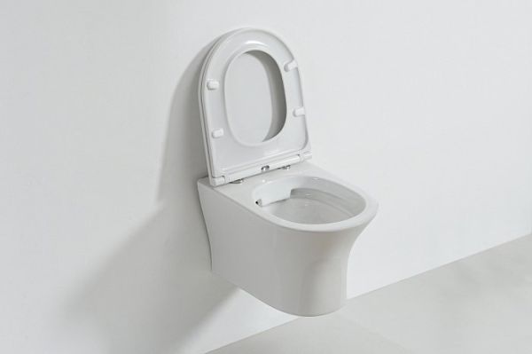 Унитаз подвесной Orange C01-100W безободковый, сиденье микролифт Унитаз подвесной Orange C01-100W безободковый, сиденье микролифт
