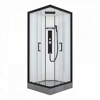 Душевая кабина Black&White Galaxy G8002 90x90 см гидромассажная