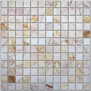 Мозаика Pietrine Ragno Rosso Pol 29.8x29.8 Мозаика Pietrine Ragno Rosso Pol 29.8x29.8