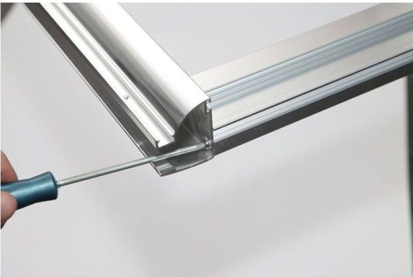 Душевая дверь Aquanet Alfa NAA6121 120, прозрачное стекло