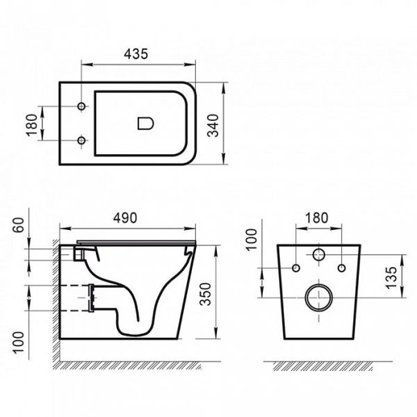 Унитаз подвесной BelBagno Ardente-R BB520CHR-NERO безободковый P-trap, матовый Унитаз подвесной BelBagno Ardente-R BB520CHR-NERO безободковый P-trap, матовый