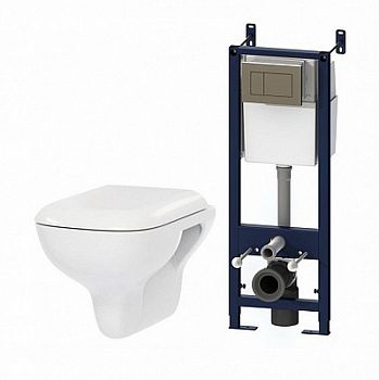 Унитаз подвесной Am.Pm Like IS3801700 белый с сиденьем с микролифтом