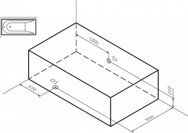 Гидромассажная ванна Am.Pm Inspire W5AW-180-080W2D64, 180x80 Гидромассажная ванна Am.Pm Inspire W5AW-180-080W2D64, 180x80
