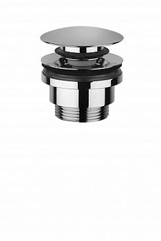 Универсальный донный клапан клик-клак 1 1/4" из латуни цвет хром