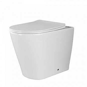 Унитаз приставной Ceramica Nova Highlight Rimless CN1812 36 x 56 x 42 см безободковый с сиденьем Soft Close