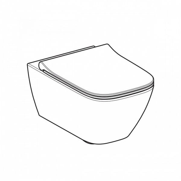 Унитаз подвесной Geberit Smyle Square 500.685.01.1 белый Унитаз подвесной Geberit Smyle Square 500.685.01.1 белый