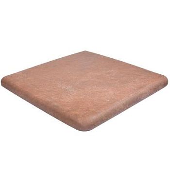 Cartabon Red Ступень Угловая Закругленная 33.5x33.5