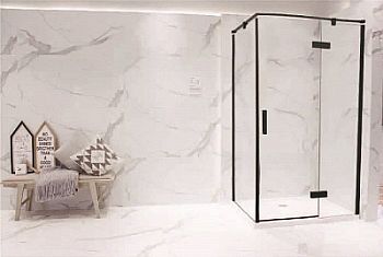 Душевой уголок Bravat Blackline BS120.3113AB R 120x80 см правый прямоугольный черный