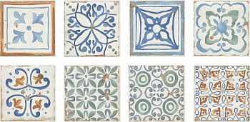 Вставка Виченца Майолика 4,9х4,9 белый