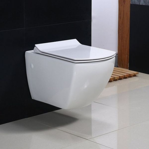 Унитаз подвесной BelBagno Carina BB514CHR безободковый Унитаз подвесной BelBagno Carina BB514CHR безободковый