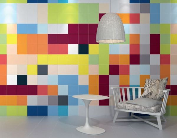 Керамогранит Калейдоскоп черный 20х20