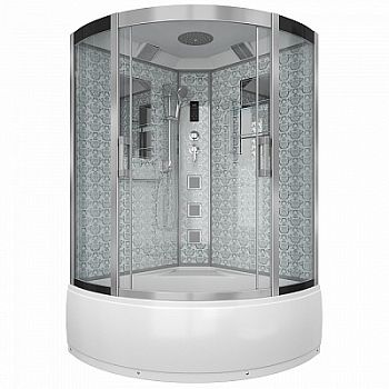 Душевая кабина Niagara Luxe NG-7744W 120х120х215 стекло прозрачное