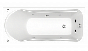 Гидромассажная ванна Bas Мальта 170х750