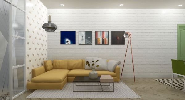 Плитка Аккорд белый грань 8,5х28,5