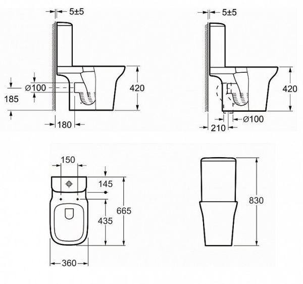 Унитаз-компакт Grossman Classic GR-N3012