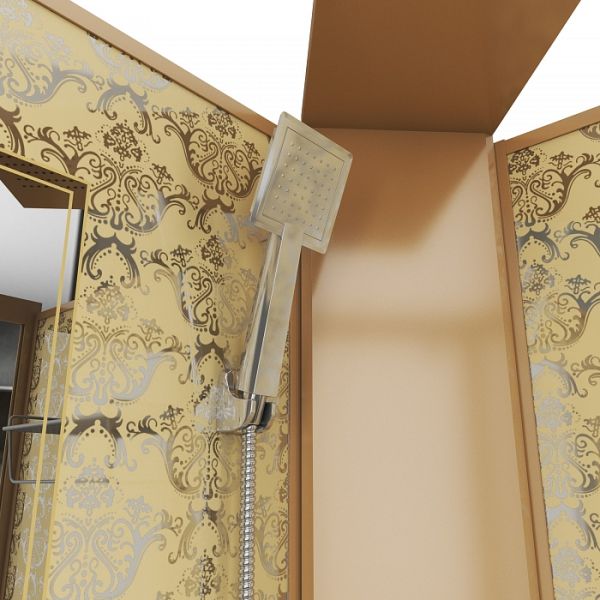 Душевая кабина Niagara Luxe NG-7717GBK 100х100х210 стекло прозрачное