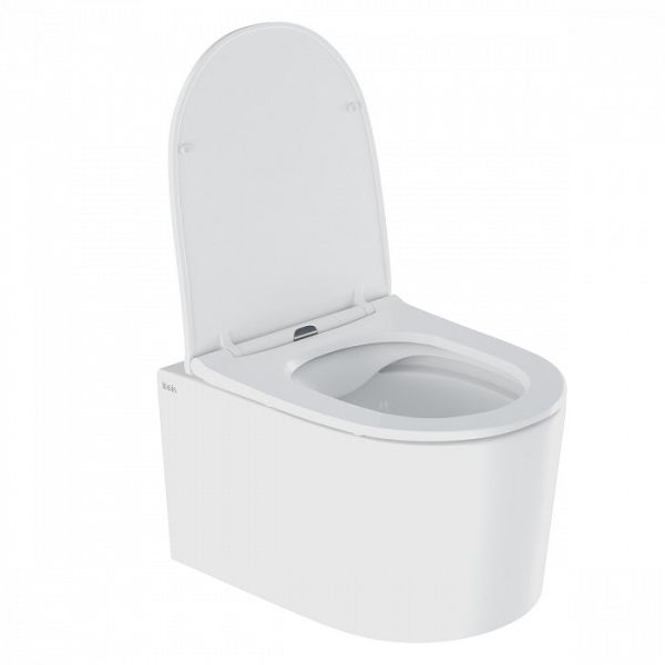 Унитаз подвесной Iddis Stone STORDSEi25 37 x 49 x 34 см безободковый с сиденьем Soft Close