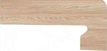 Zanquin Nogal Derecha 17.5x39.5
