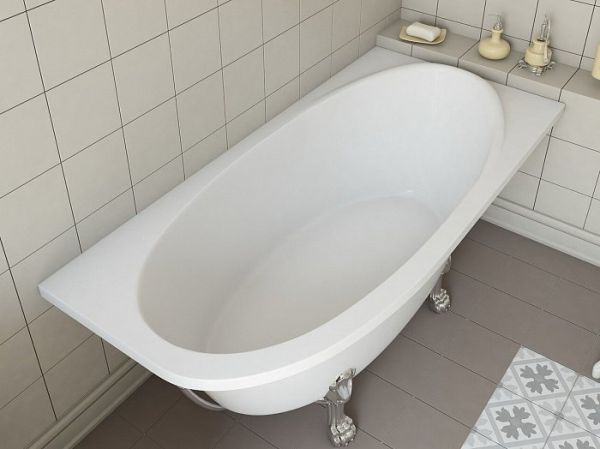 Ванна из искусственного мрамора Эстет Венеция R 170x80 ФР-00002045 Ванна из искусственного мрамора Эстет Венеция R 170x80 ФР-00002045