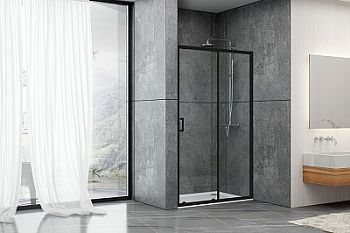 Душевая дверь ABBER Schwarzer Diamant AG30100B