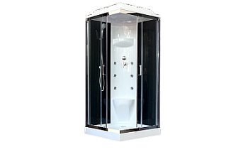 Душевая кабина Royal Bath RB80HP7-BT-CH 80x80 см стекло прозрачное