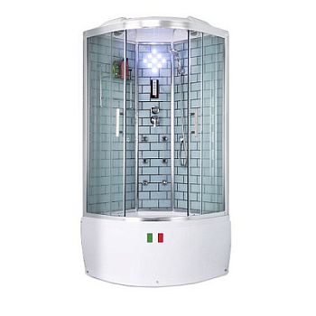 Душевая кабина Maroni Rimini WDA-024Р 444504 90х90 см стекло прозрачное