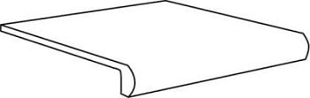 Peldano Curvo Topacio 30x33
