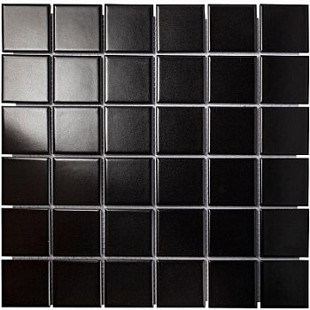 Мозаика Homework Mosaic 48x48 Black Matt 30.6x30.6