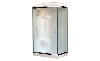 Душевая кабина Royal Bath RB8120HP6-WC-CH-R 120x80 см правая дверь матовая задние стенки белые