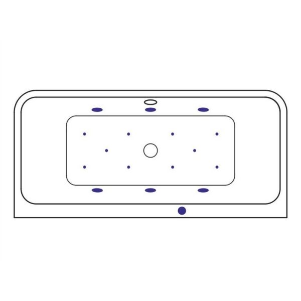 Акриловая ванна Excellent Arana Relax 180x85 WAEX.ARA18.RELAX