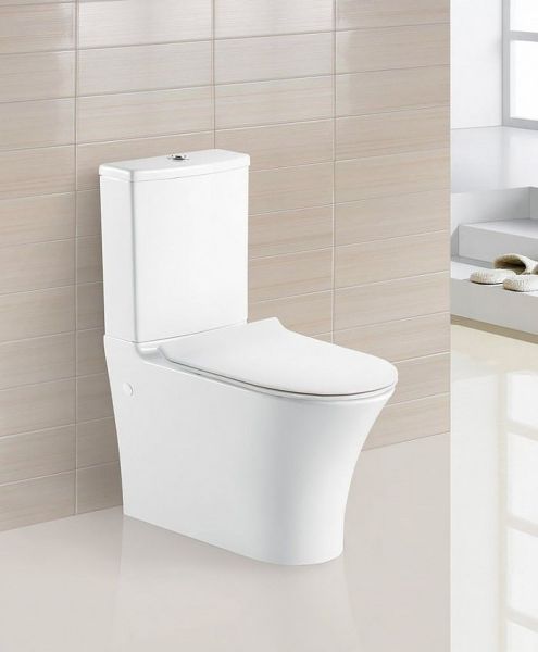 Унитаз-компакт BelBagno Deluca безободковый BB343CPR Унитаз-компакт BelBagno Deluca безободковый BB343CPR