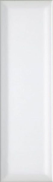 Плитка Аккорд белый грань 8,5х28,5