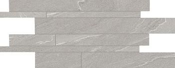Listelli Sfalsati Martellata Grey Naturale 30x60