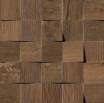 Мозаика Axi Dark Oak Mosaico 3D 35x35