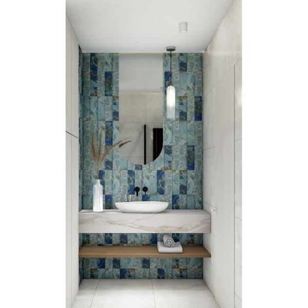 Плитка Дарсена голубой 8,5х28,5