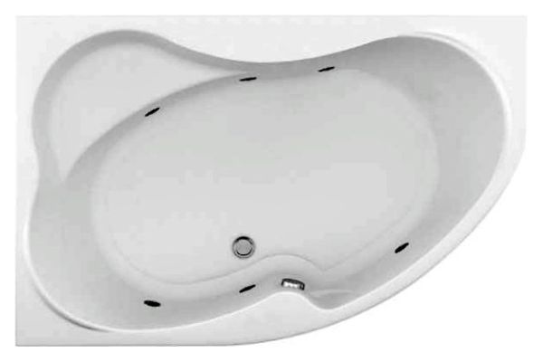 Акриловая ванна Aquanet Capri левая 170 см