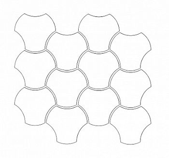 Мозаика Cielo E Terra Mozaika Polvere Up Down 1 Mat 29.8x34.3