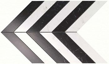 Мозаика Marvel Stone Chevron Cold Wall 30.5x25