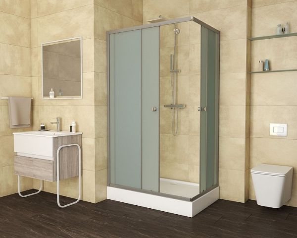 Душевой уголок Niagara Eco NG-012-14Q 120х80х195 стекло матовое Душевой уголок Niagara Eco NG-012-14Q 120х80х195 стекло матовое